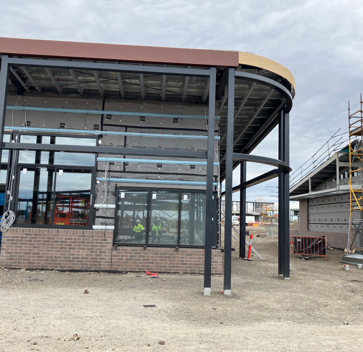 Nganboo Borron School - new school, Site progress - August 2023