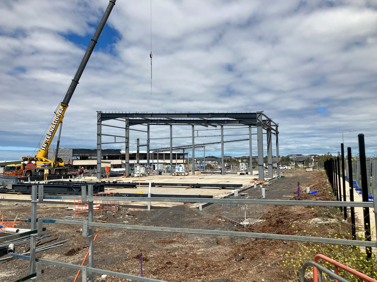 Walcom Ngarrwa Secondary College - new school, Site progress - October 2023, community hub