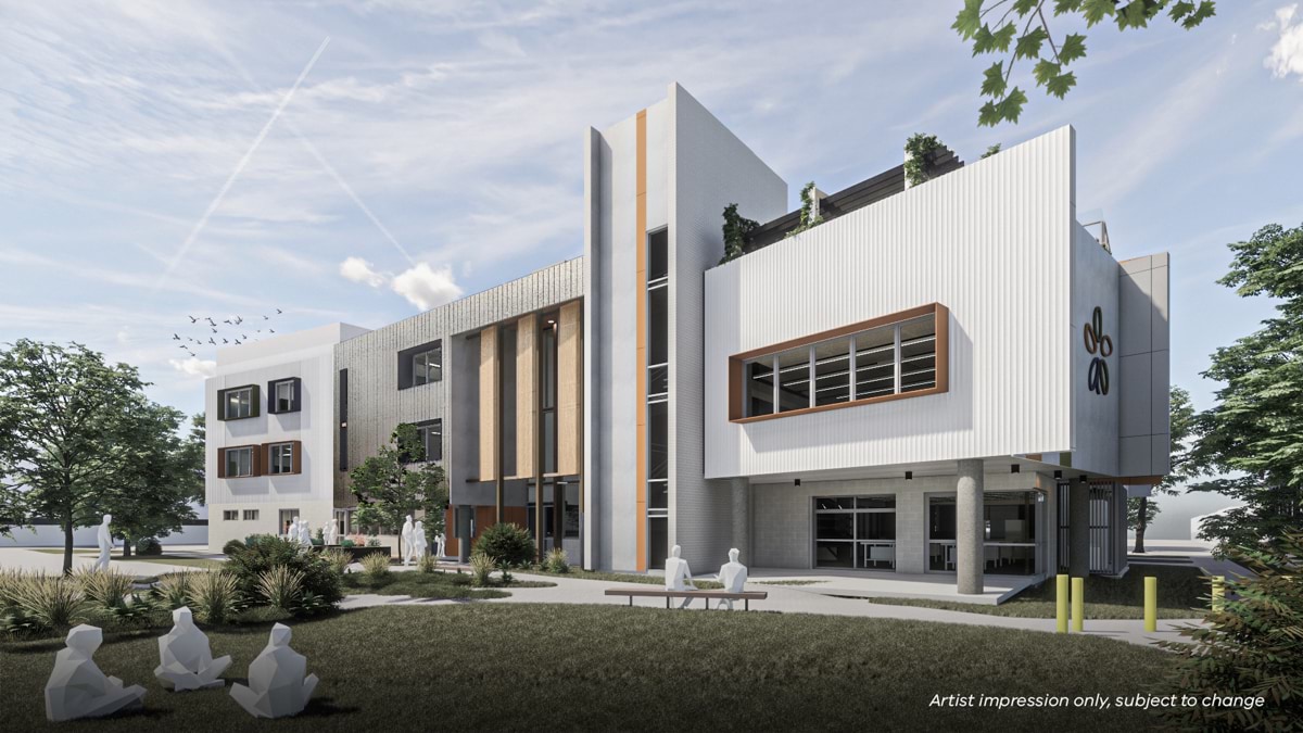 Alamanda K-9 College - upgrade and modernisation, Illustrated render