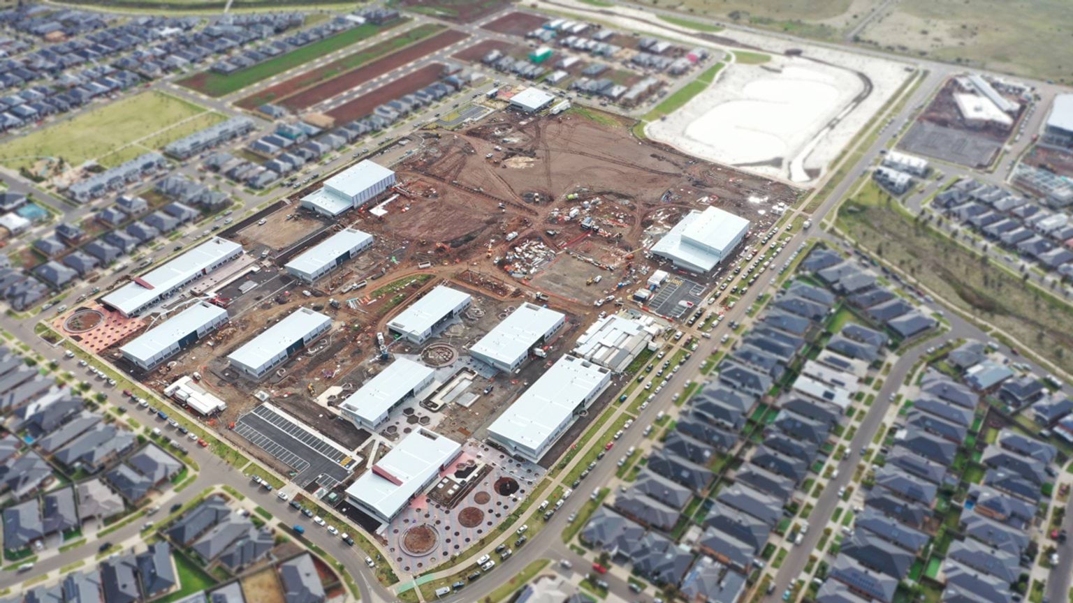 Bemin Secondary College - senior campus - new school, Site progress - October 2023