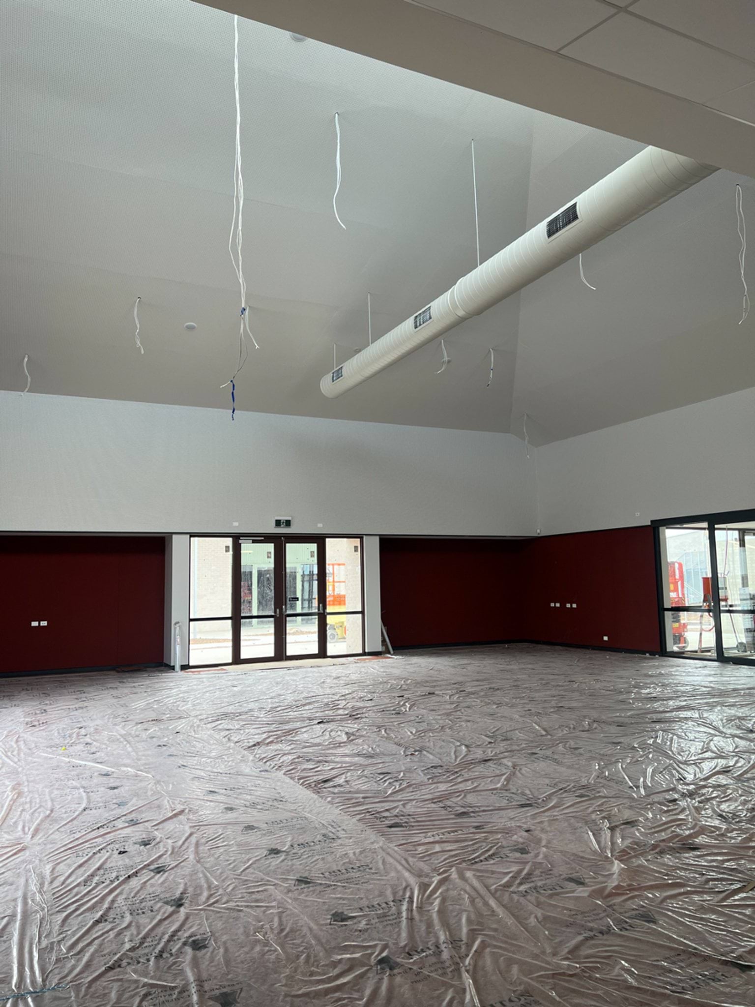 Laa Yulta Primary School - new school, Site progress - October 2023, administration and library