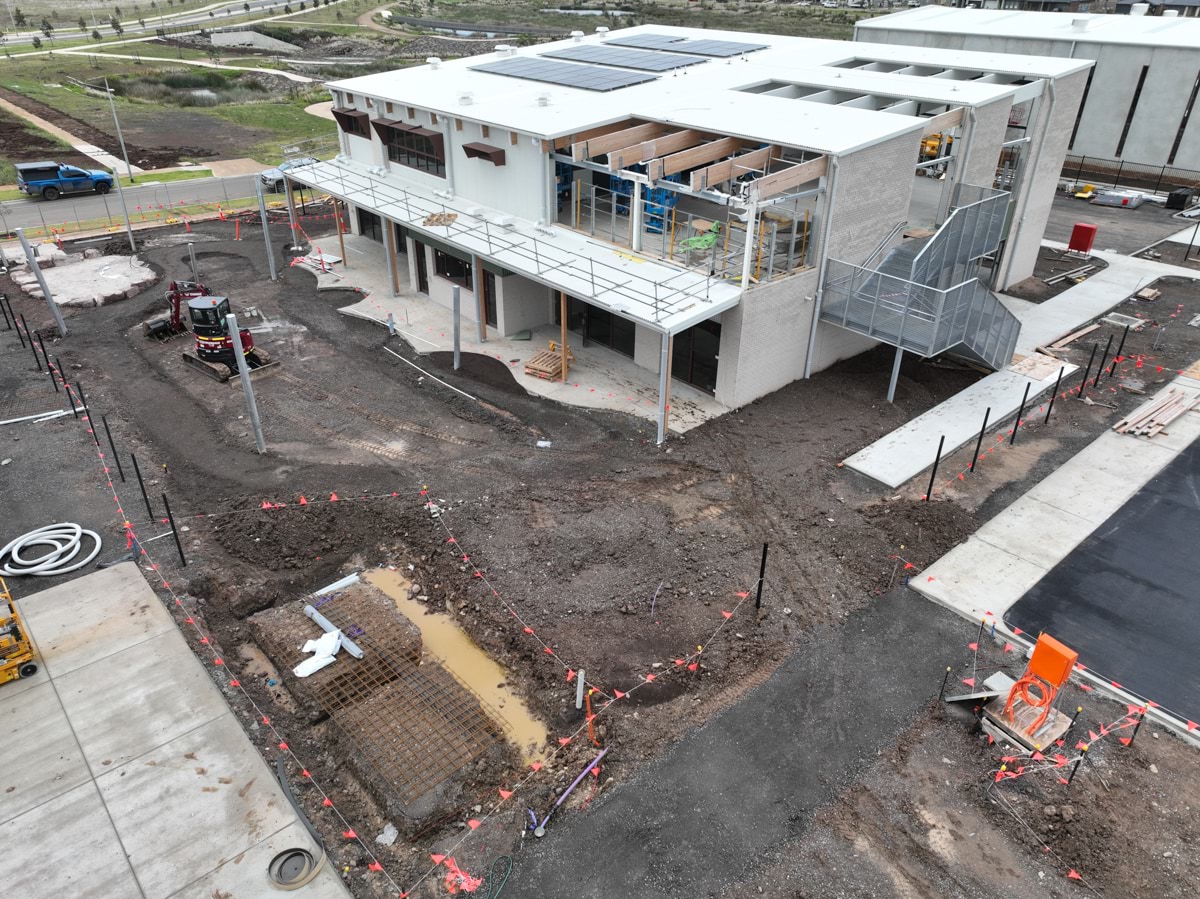 Laa Yulta Primary School - new school, Site progress - October 2023