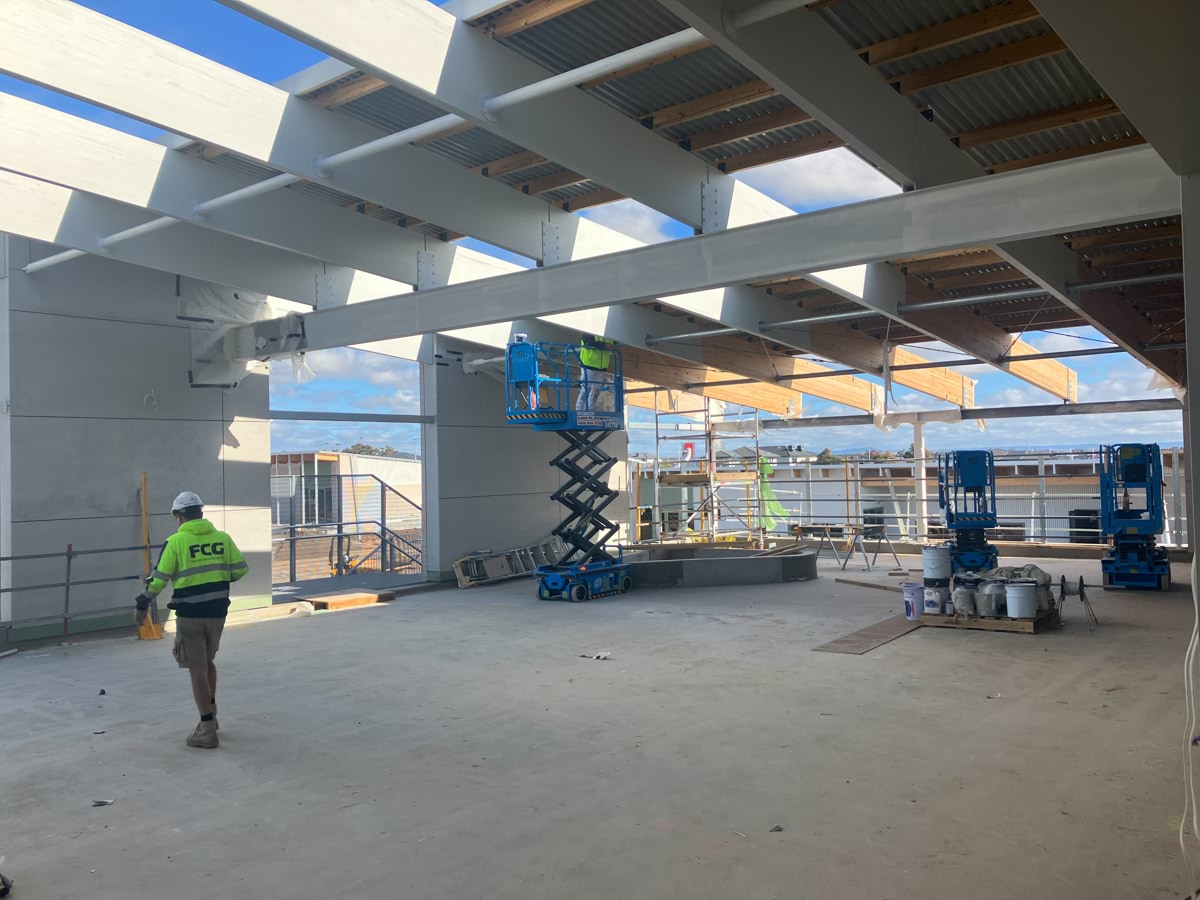 Laa Yulta Primary School - new school, Site progress - October 2023