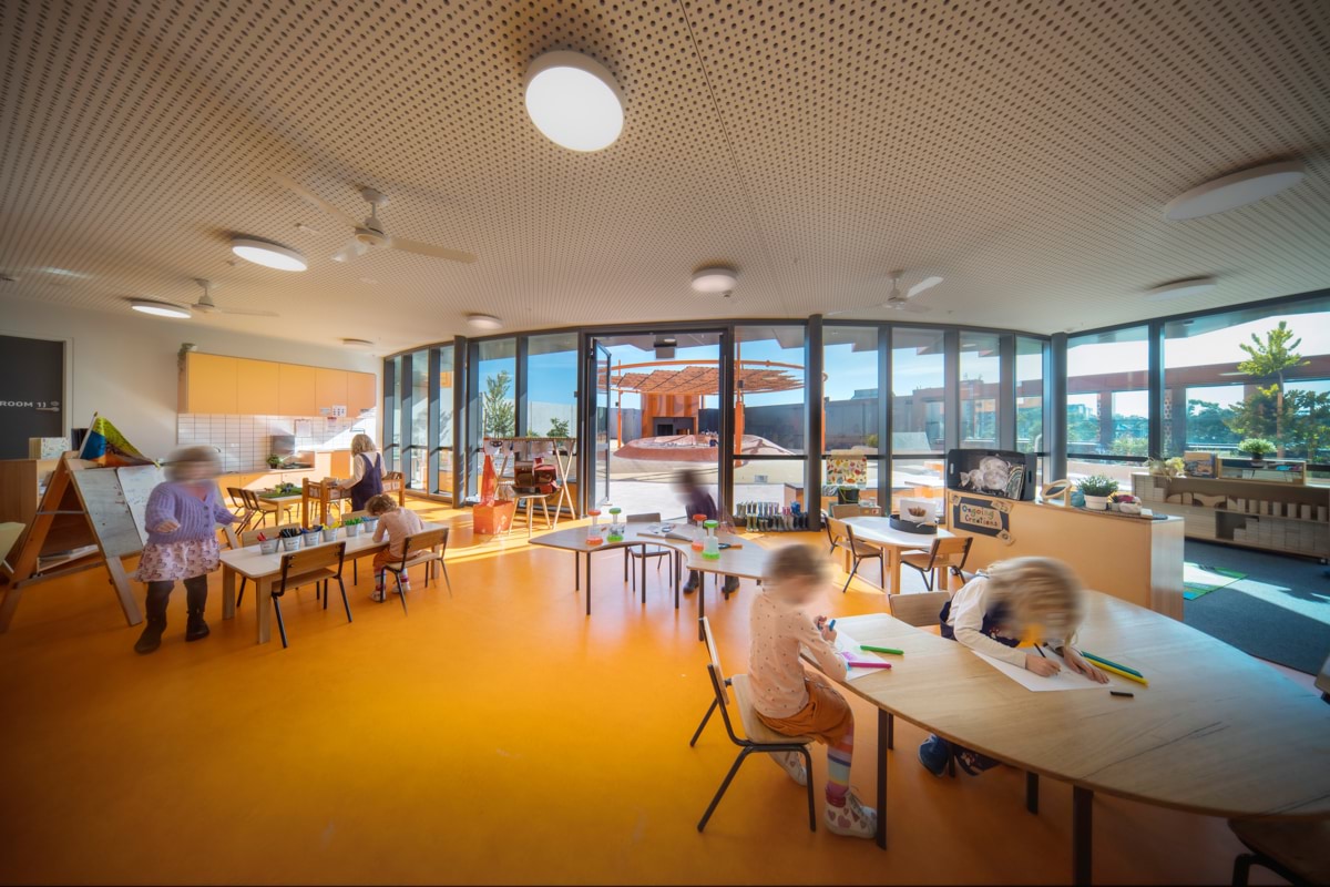 Molesworth Street Kindergarten - kindergarten on a school site, Completed Project