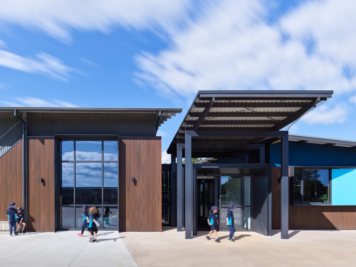 Skye Primary School - upgrade and modernisation, Completed project - gym and library hub