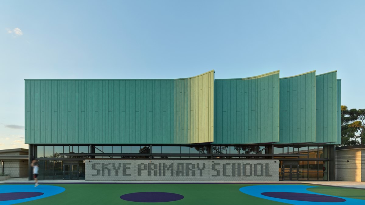 Skye Primary School - upgrade and modernisation, Completed project - gym and library hub