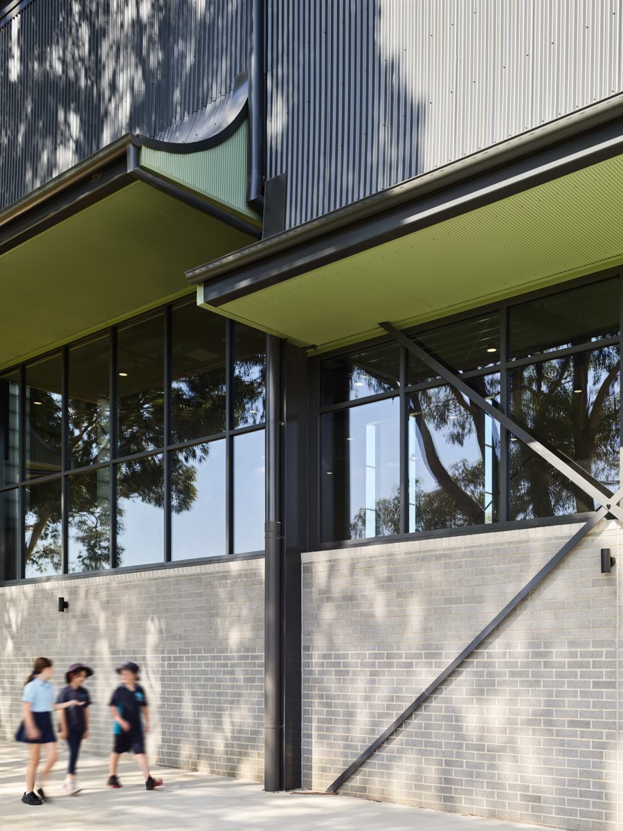 Skye Primary School - upgrade and modernisation, Completed project - gym and library hub