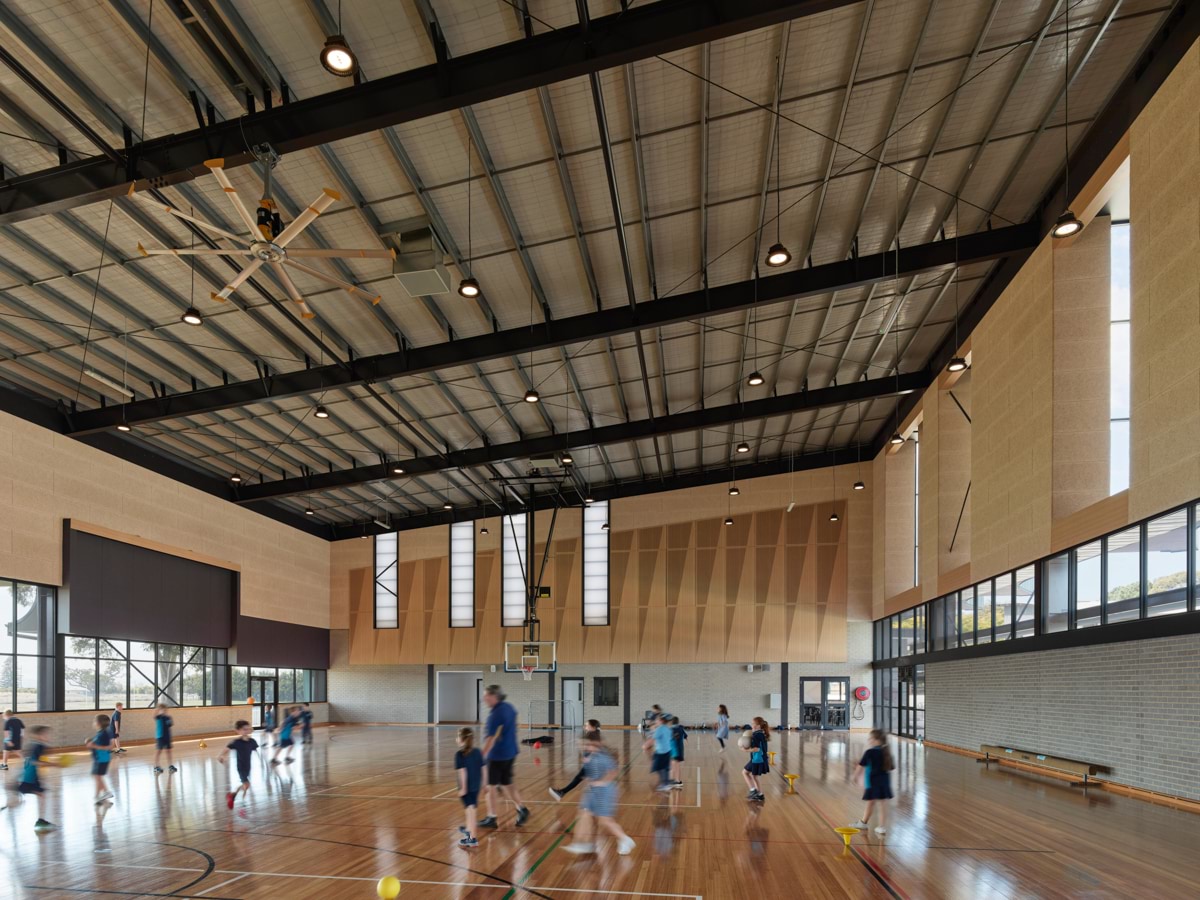 Skye Primary School - upgrade and modernisation, Completed project - gym and library hub