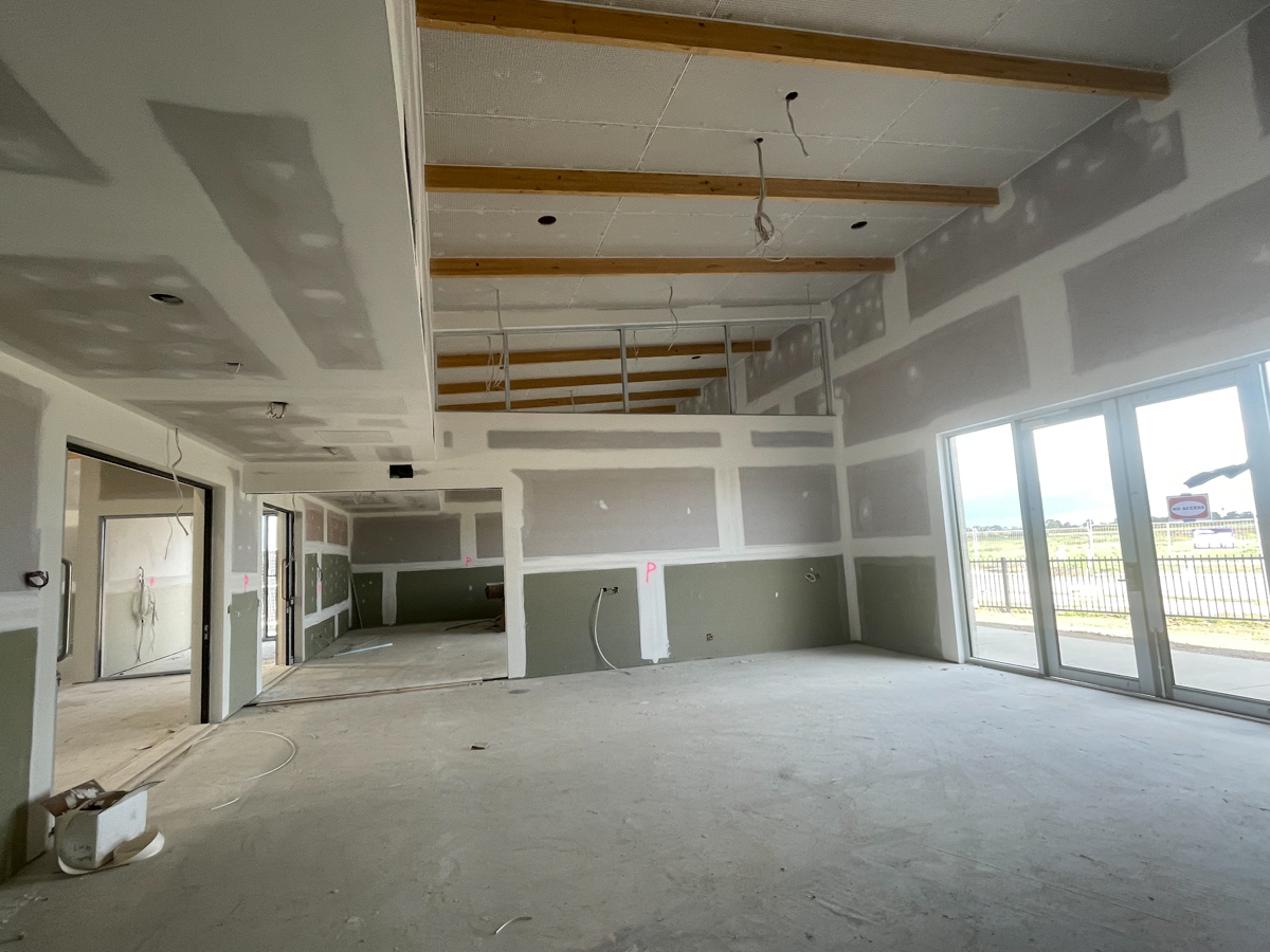 Topirum Primary School - new school, Site progress - October 2023, learning neighbourhood (classrooms)