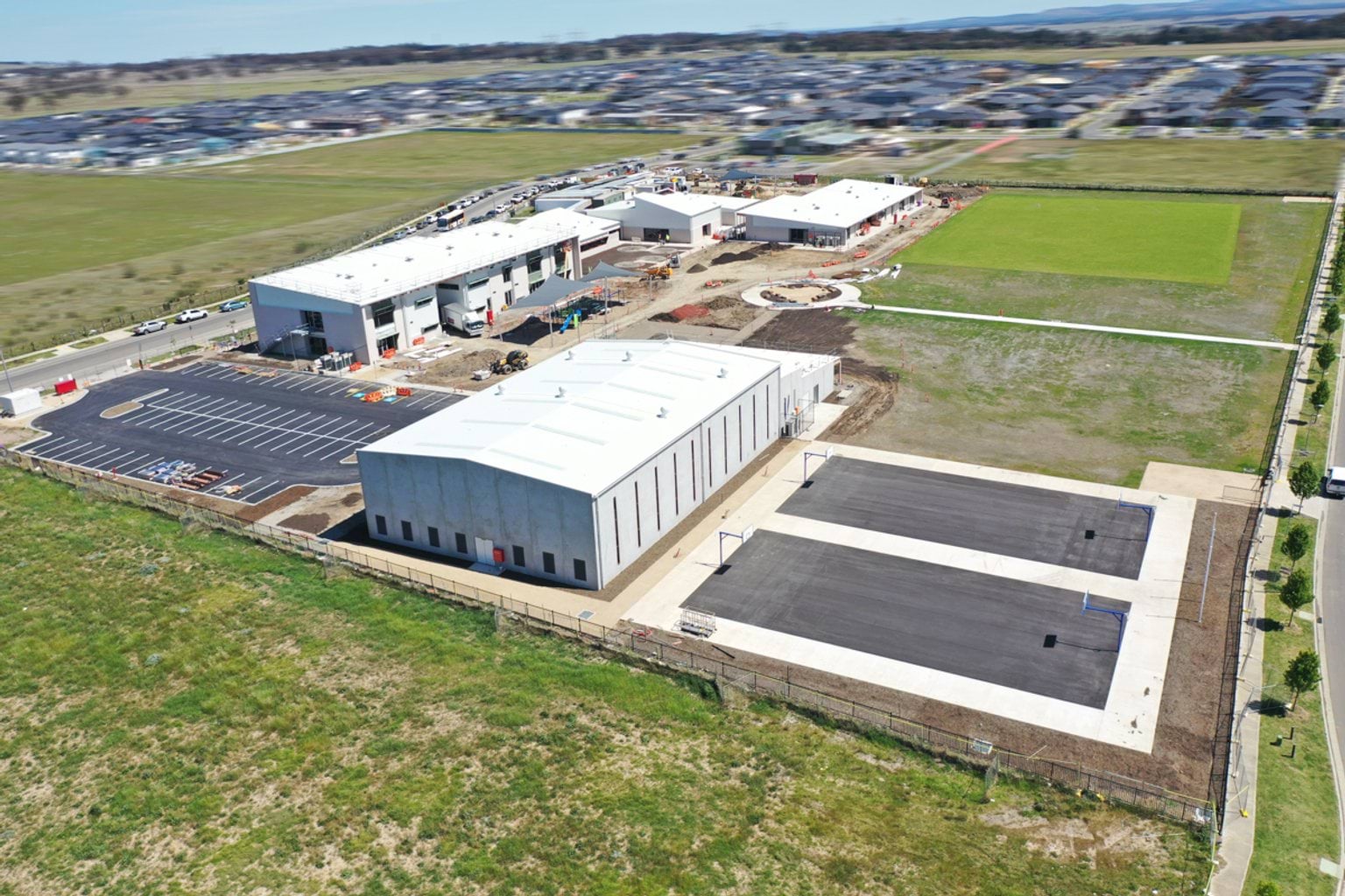 Yubup Primary School - new school, Site progress - October 2023