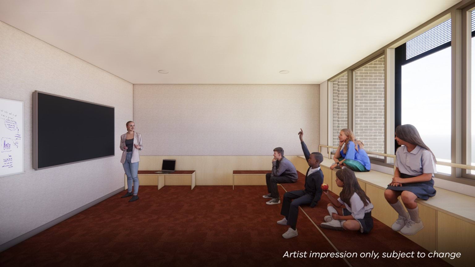 Gaayip-Yagila Primary School - illustrated render, Expansion