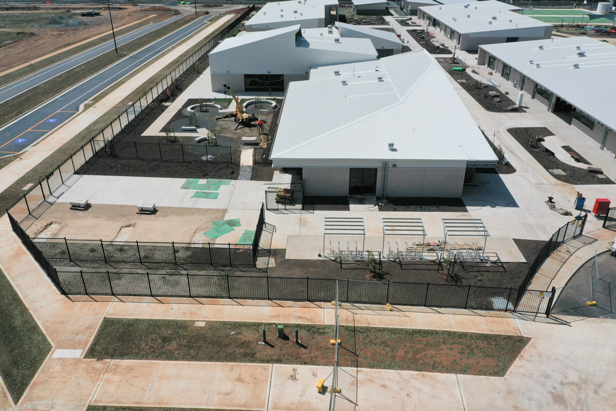 Binap Primary School - new school, Site progress - October 2023