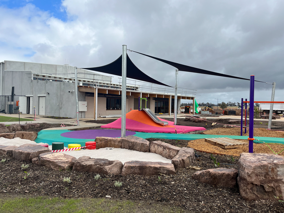 Binap Primary School - new school, Site progress - October 2023