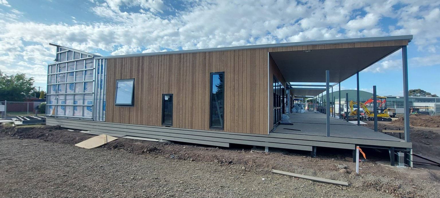 Willmott Park Uniting Kindergarten – kindergarten on a school site, Site progress - November 2023