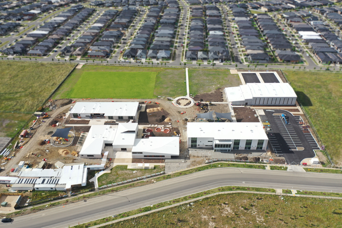 Yubup Primary School - new school, Site progress - October 2023