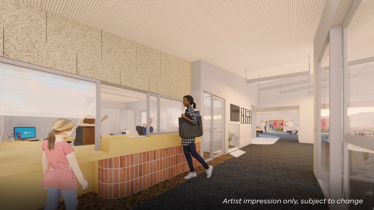 Swan Hill Specialist School - upgrade and modernisation, Illustrated render