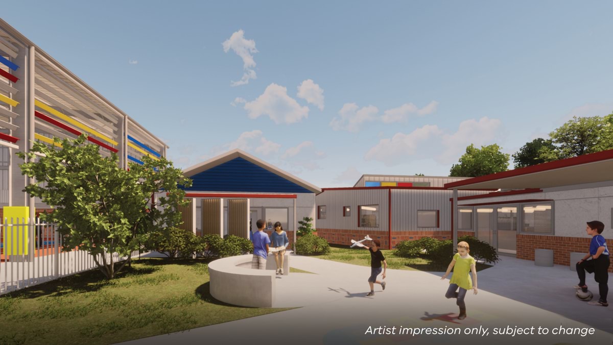 Swan Hill Specialist School - upgrade and modernisation, Illustrated render