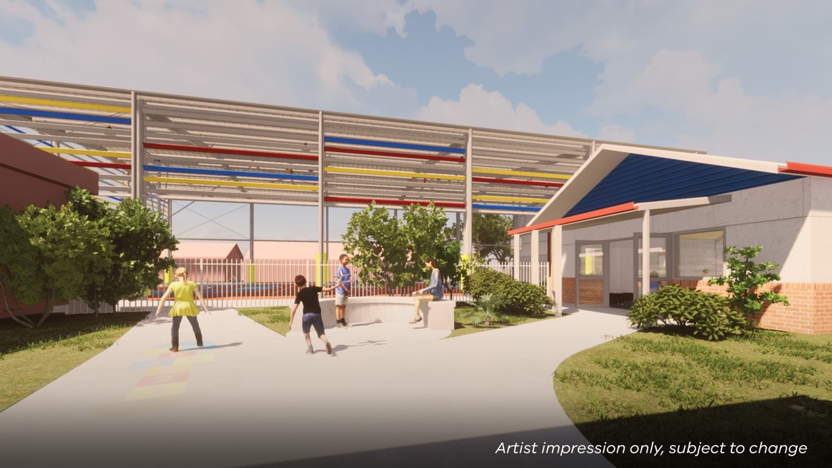 Swan Hill Specialist School - upgrade and modernisation, Illustrated render