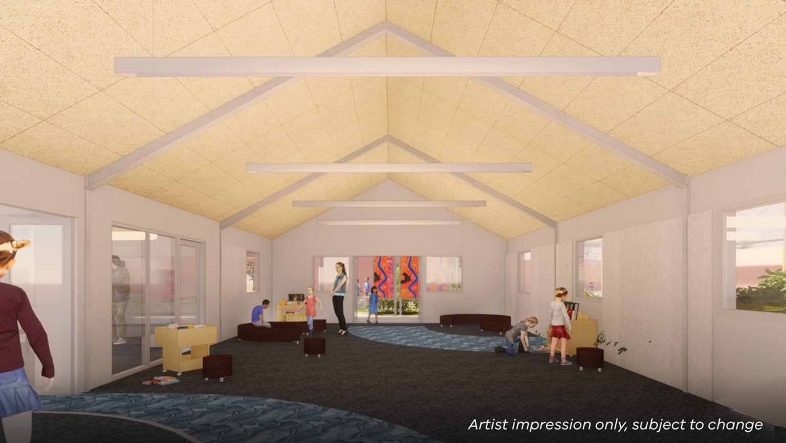 Swan Hill Specialist School - upgrade and modernisation, Illustrated render