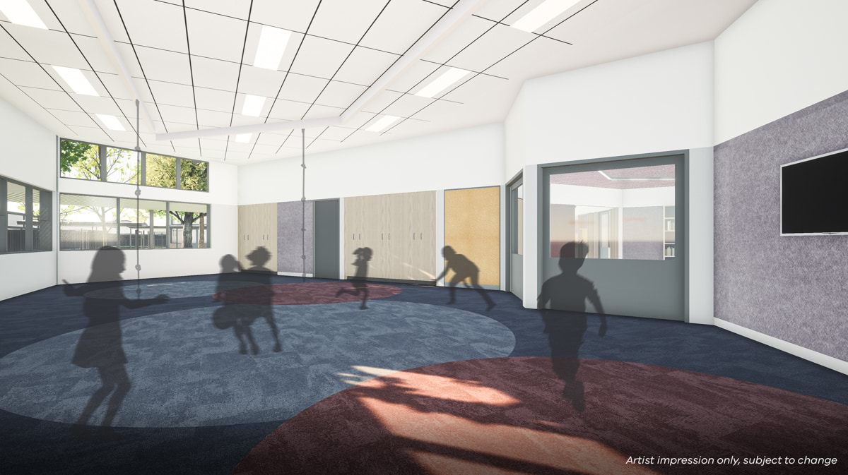 Verney Road School – upgrade and modernisation, illustrated render