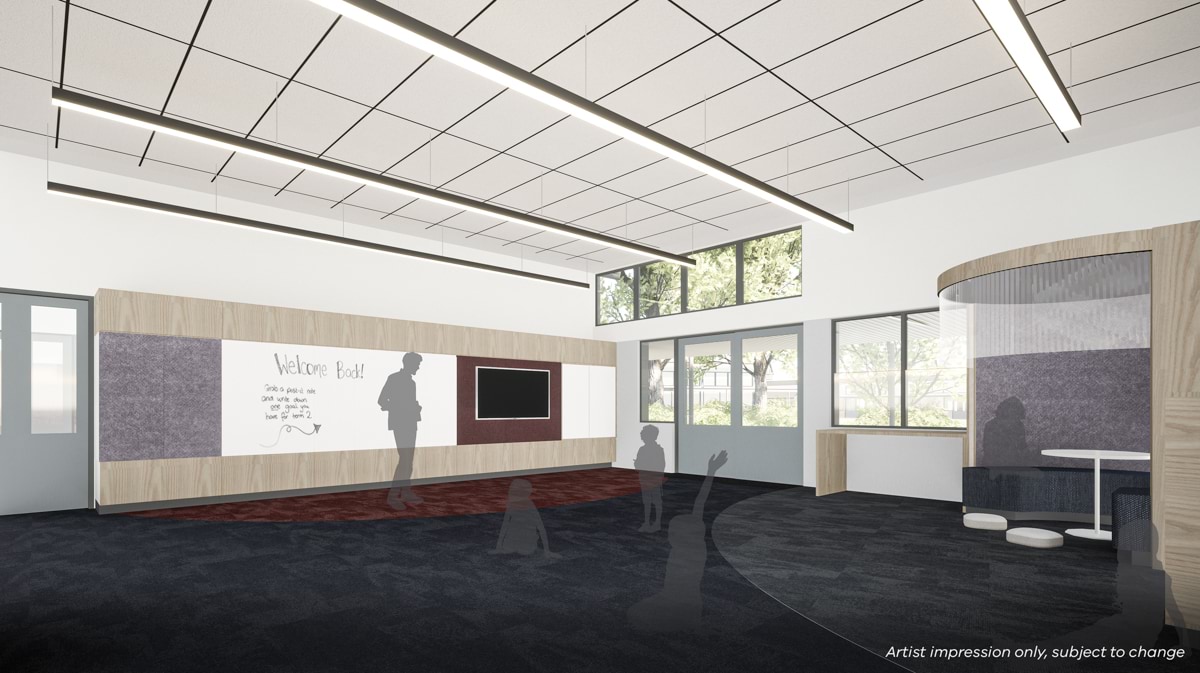 Verney Road School – upgrade and modernisation, illustrated render