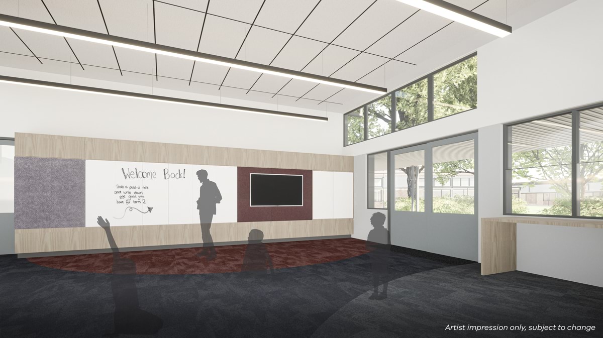 Verney Road School – upgrade and modernisation, illustrated render