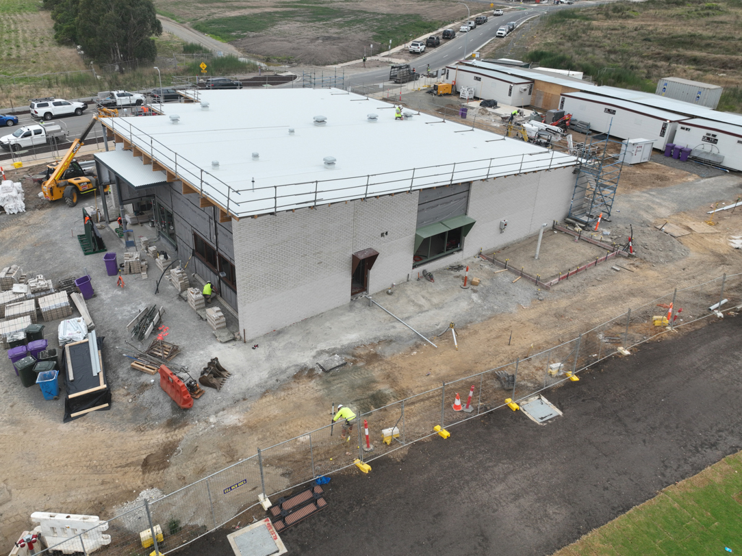 Topirum Primary School Kindergarten - kindergarten on a school site, site progress – February 2024