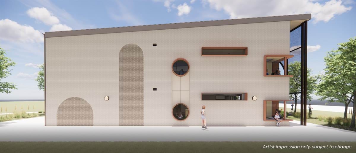 Aintree Primary School, New School – Expansion, illustrated render