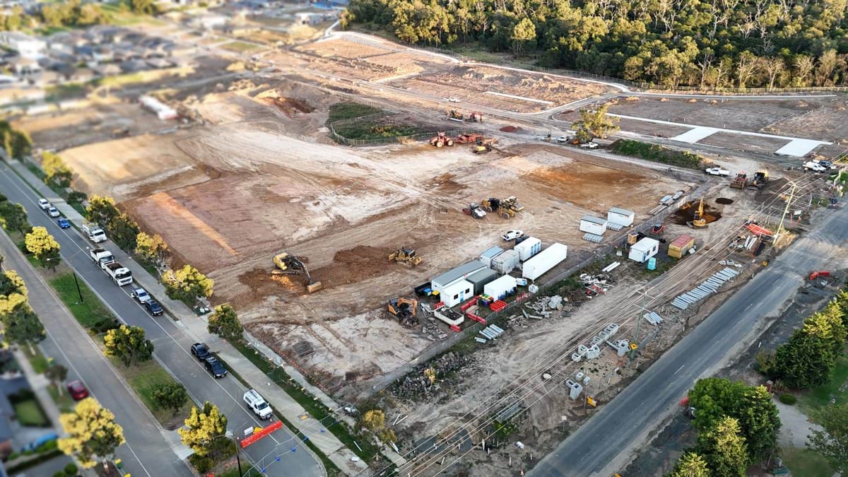 Pakenham North West Primary School (interim name) – new school, site progress – February 2024