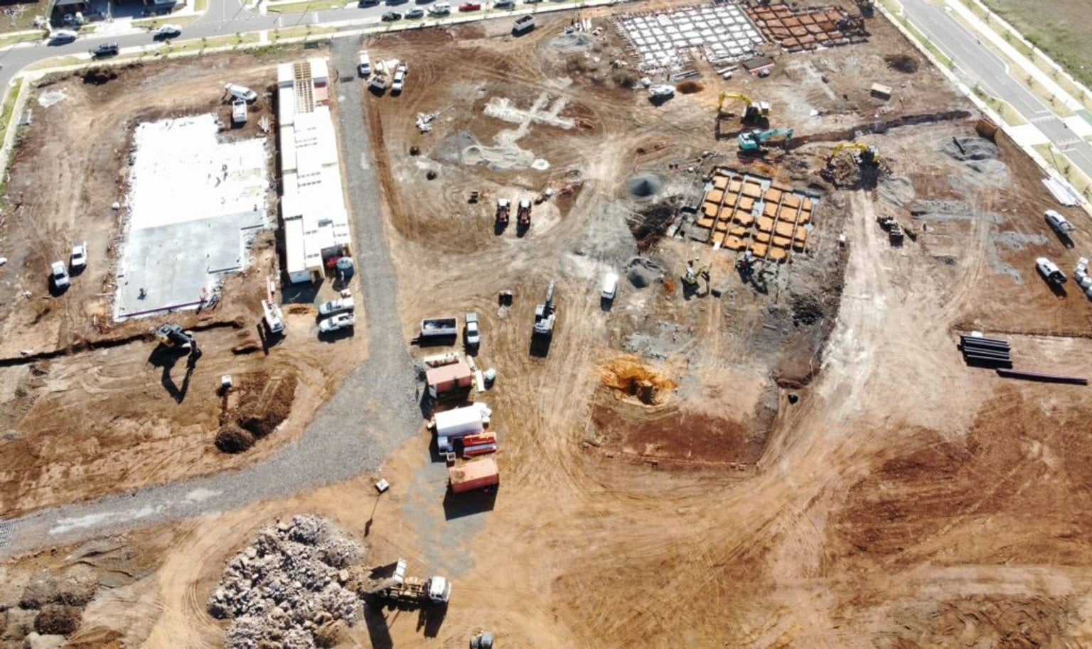 Riverdale North Primary School (interim name) – new school, site progress – February 2024