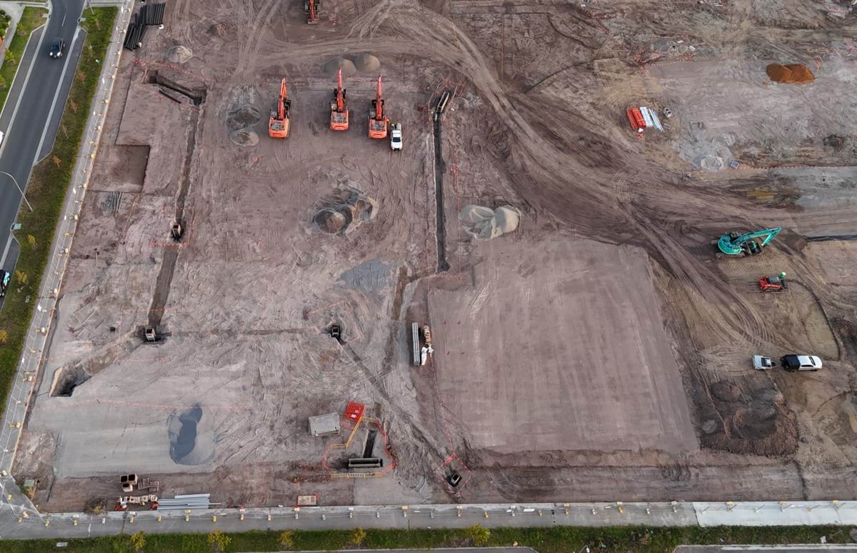 Thompsons West Primary School (interim name) – new school, site progress – February 2024