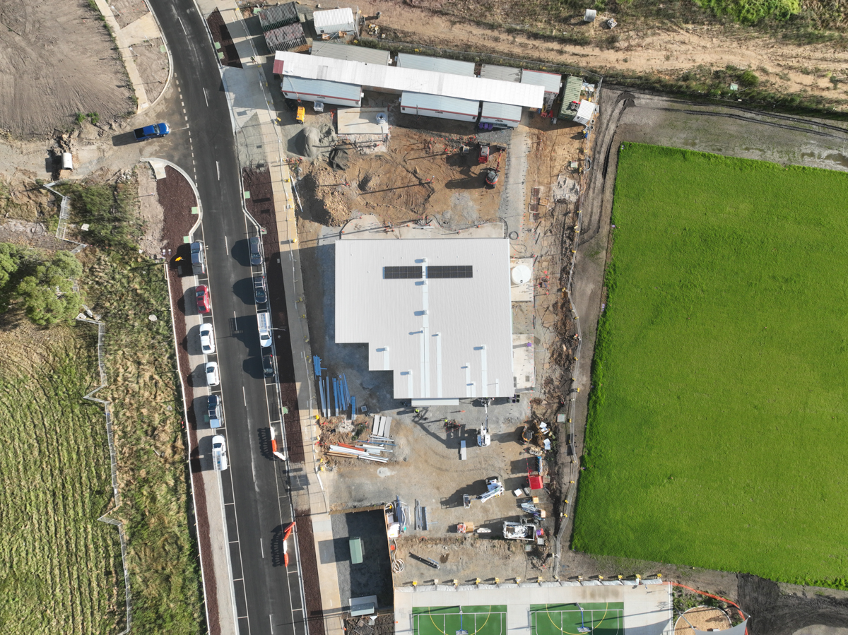 Topirum Primary School Kindergarten - kindergarten on a school site, site progress – March 2024