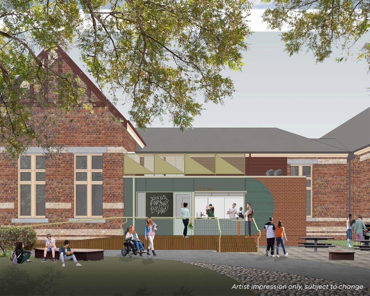 Montague Continuing Education Centre – Upgrade and Modernisation, illustrated render