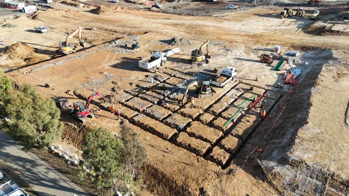 Pakenham North West Primary School (interim name) – new school, site progress – March 2024