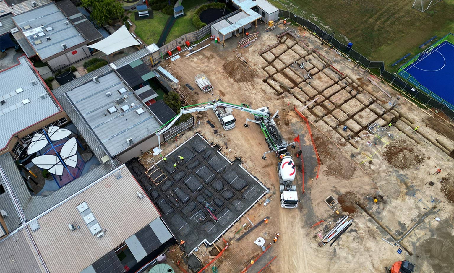 Dandenong Valley Special Developmental School – Upgrade and Modernisation, construction progress – March 2024