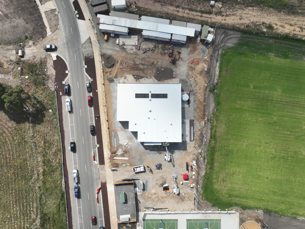 Topirum Primary School Kindergarten - kindergarten on a school site, site progress – March 2024