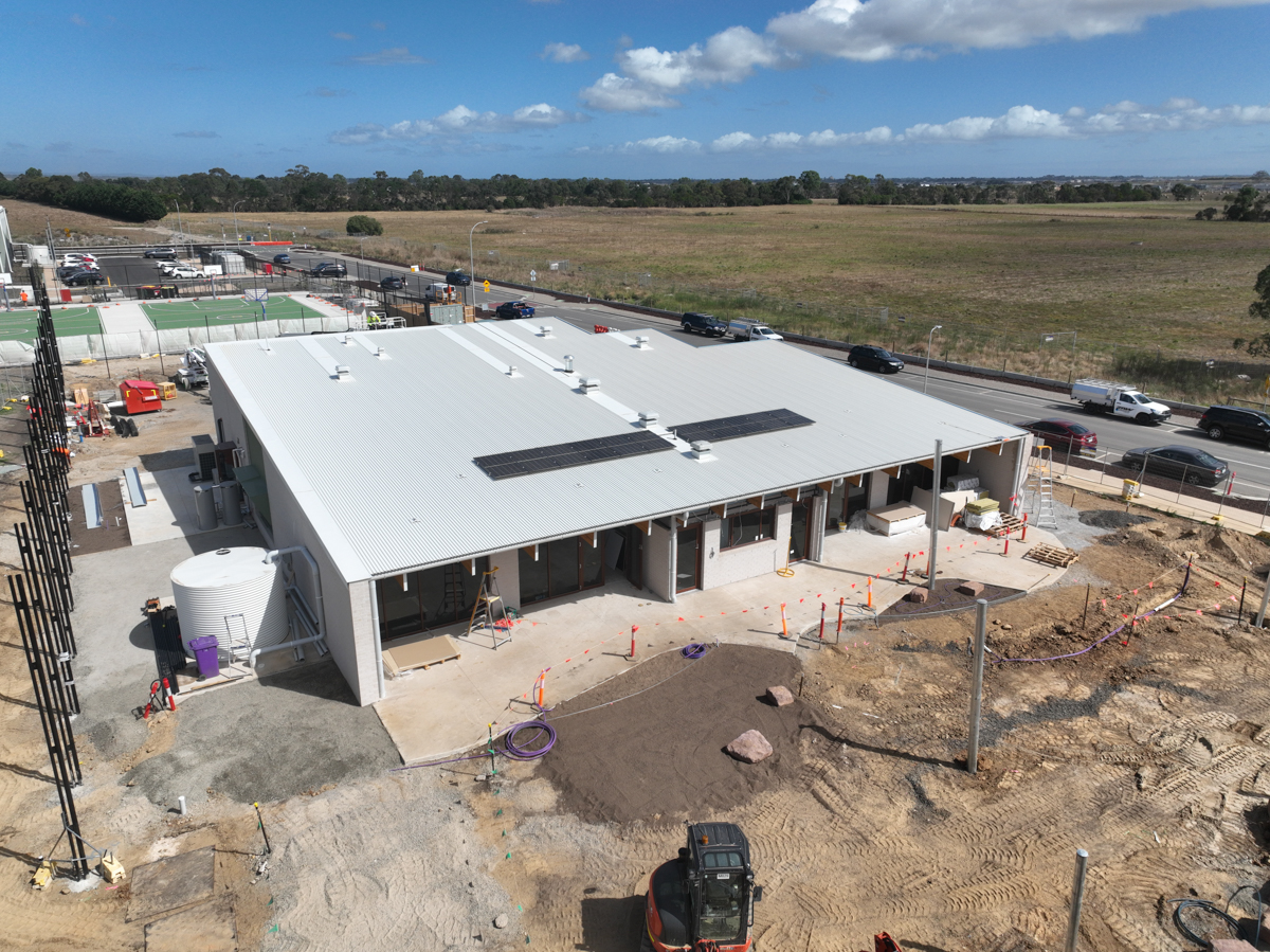 Topirum Primary School Kindergarten - kindergarten on a school site, site progress – March 2024