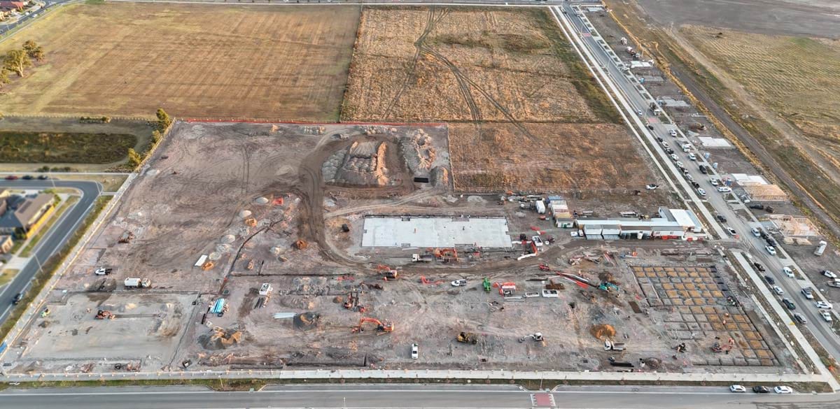 Thompsons West Primary School (interim name) – new school, site progress – March 2024