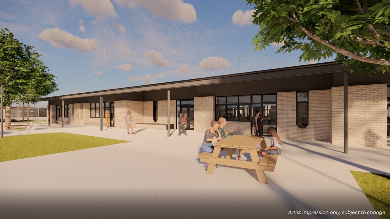 Springvale Park Special Developmental School – Upgrade and Modernisation, illustrated render