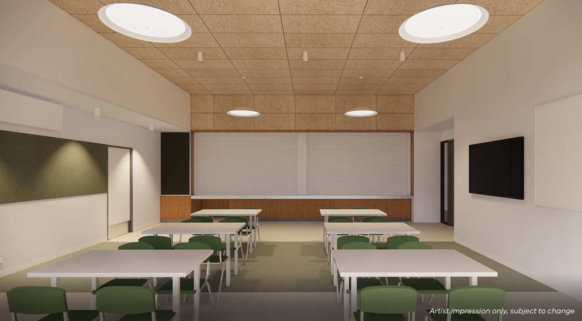 John Fawkner Secondary College – Upgrade and Modernisation, illustrated render