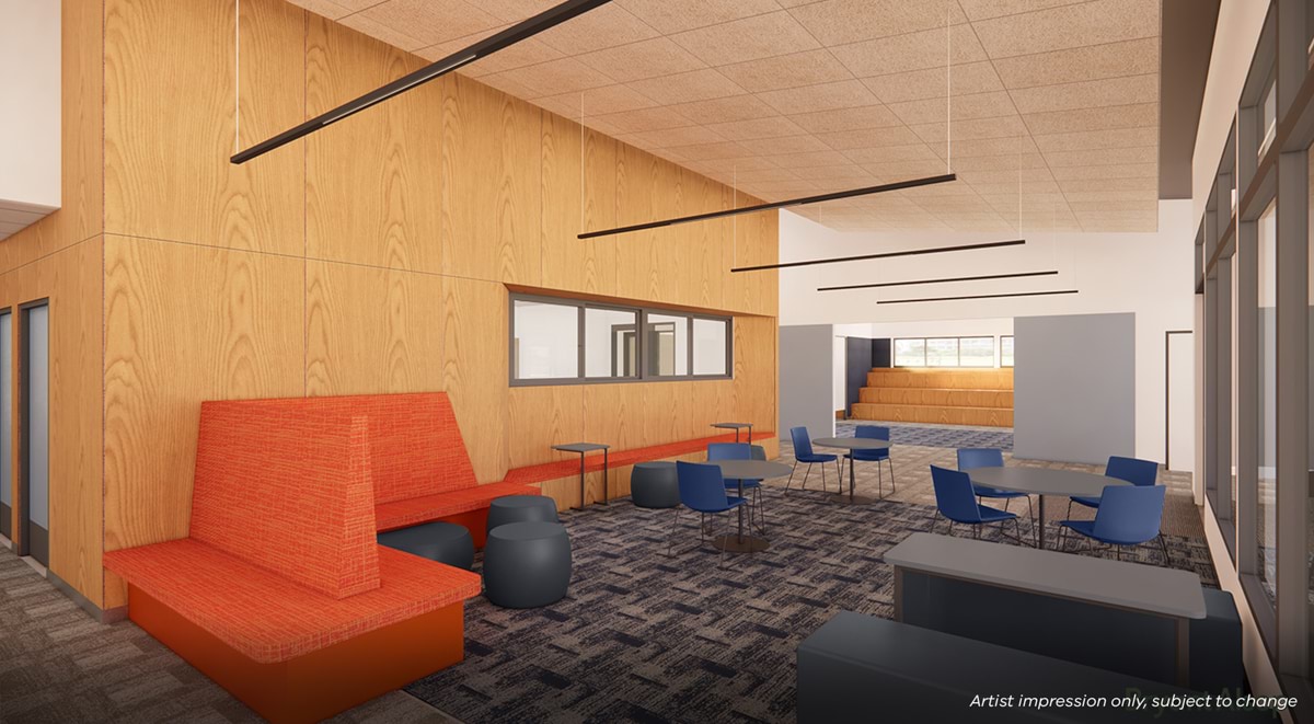 John Fawkner Secondary College – Upgrade and Modernisation, illustrated render