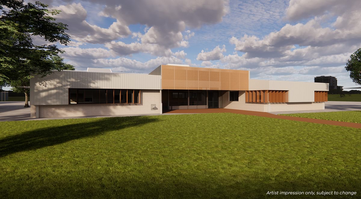 John Fawkner Secondary College – Upgrade and Modernisation, illustrated render