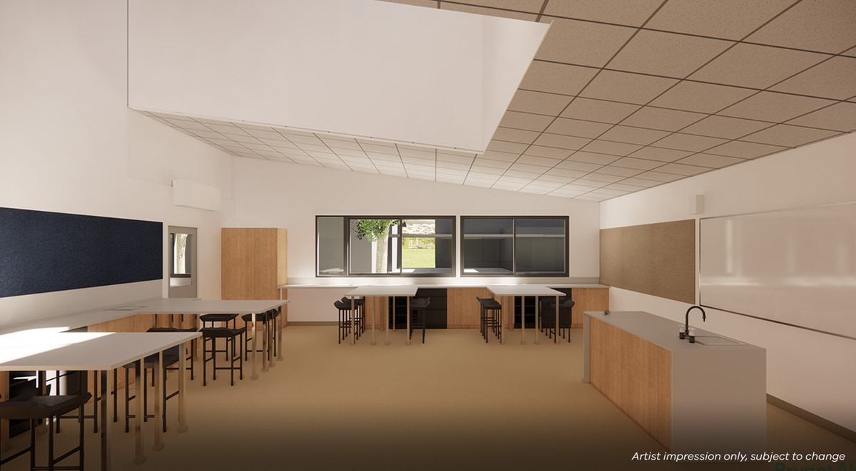 John Fawkner Secondary College – Upgrade and Modernisation, illustrated render