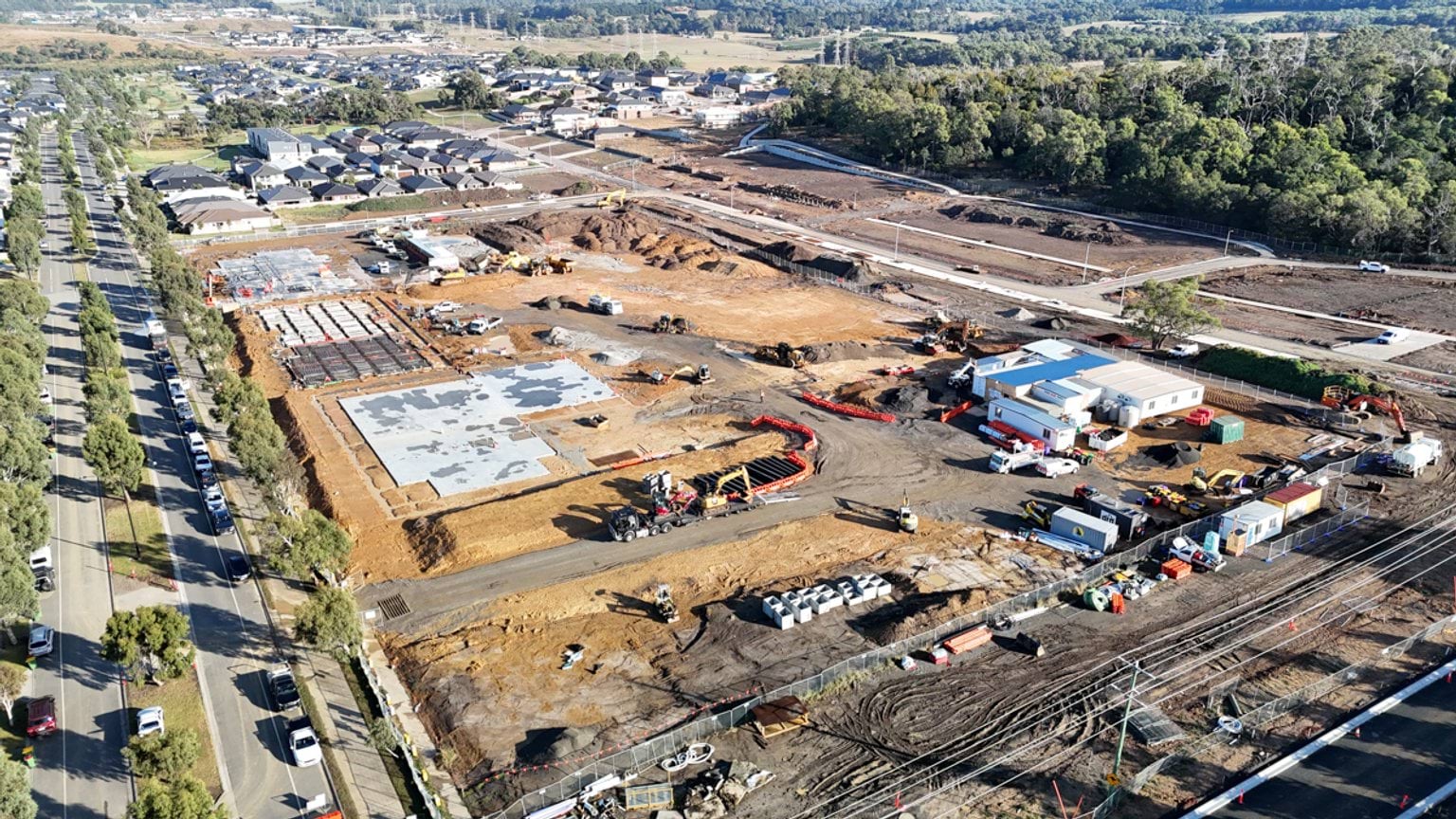 Pakenham North West Primary School (interim name) – new school, site progress – April 2024