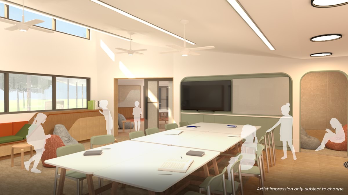 Mildura Specialist School – Upgrade and Modernisation, illustrated render