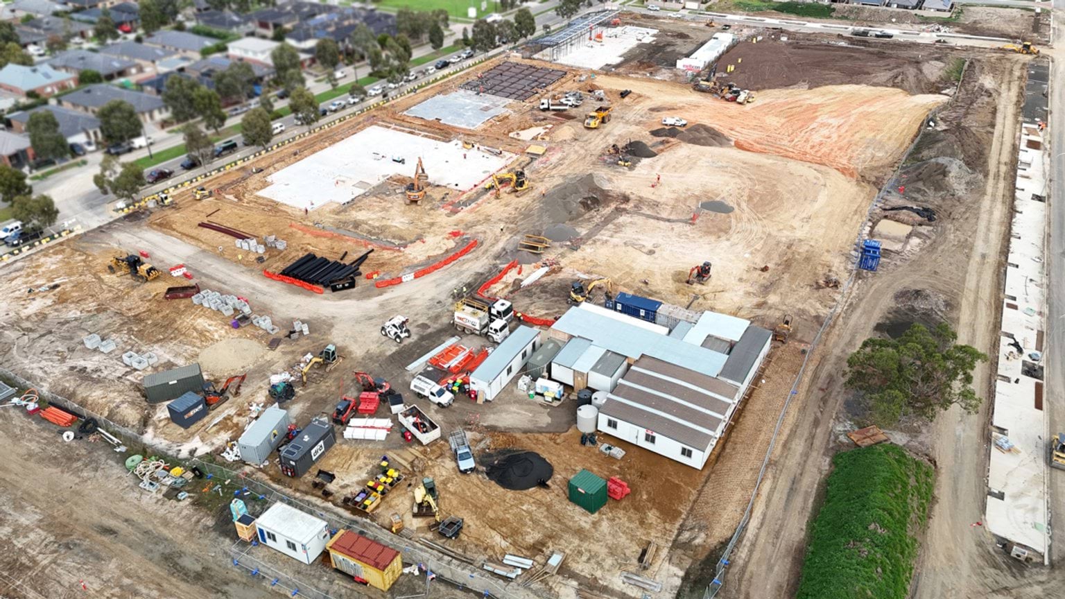 Pakenham North West Primary School (interim name) – new school, site progress – April 2024