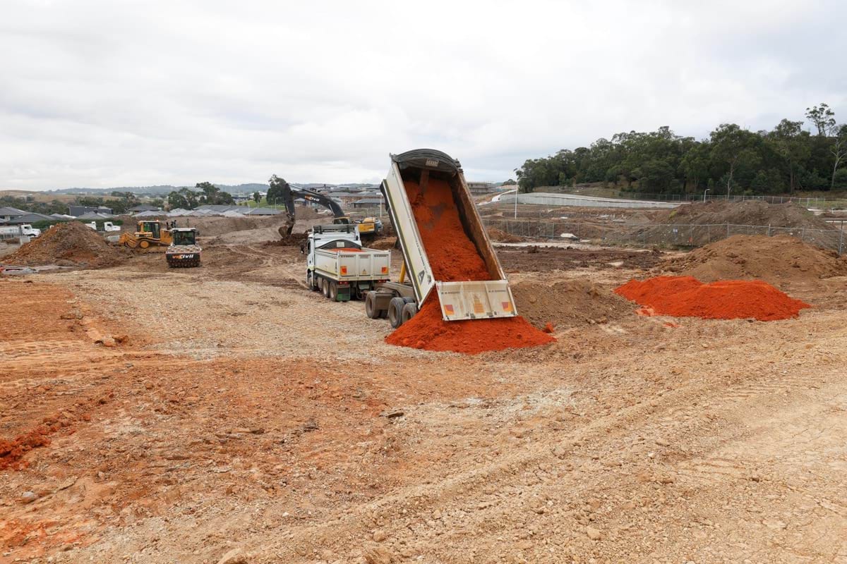 Pakenham North West Primary School (interim name) – new school, site progress – April 2024