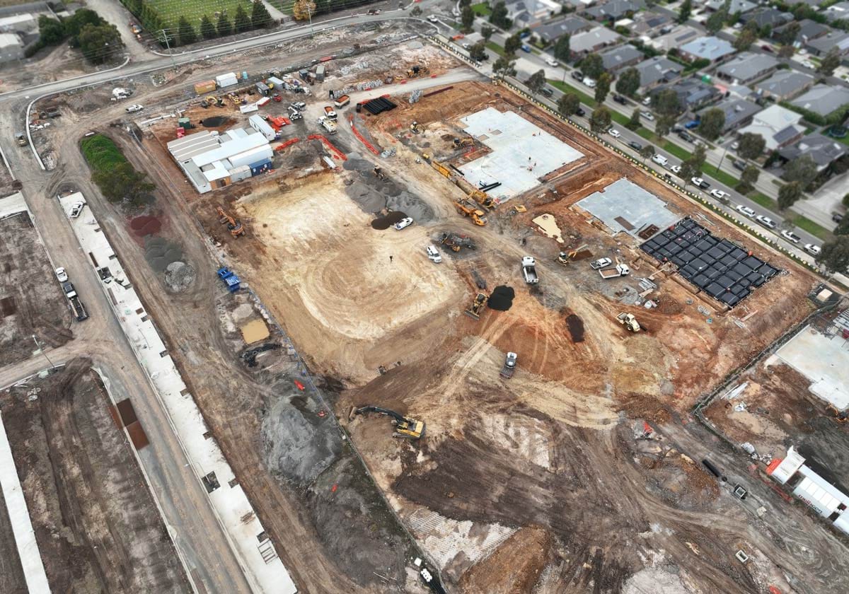 Pakenham North West Primary School (interim name) – new school, site progress – April 2024