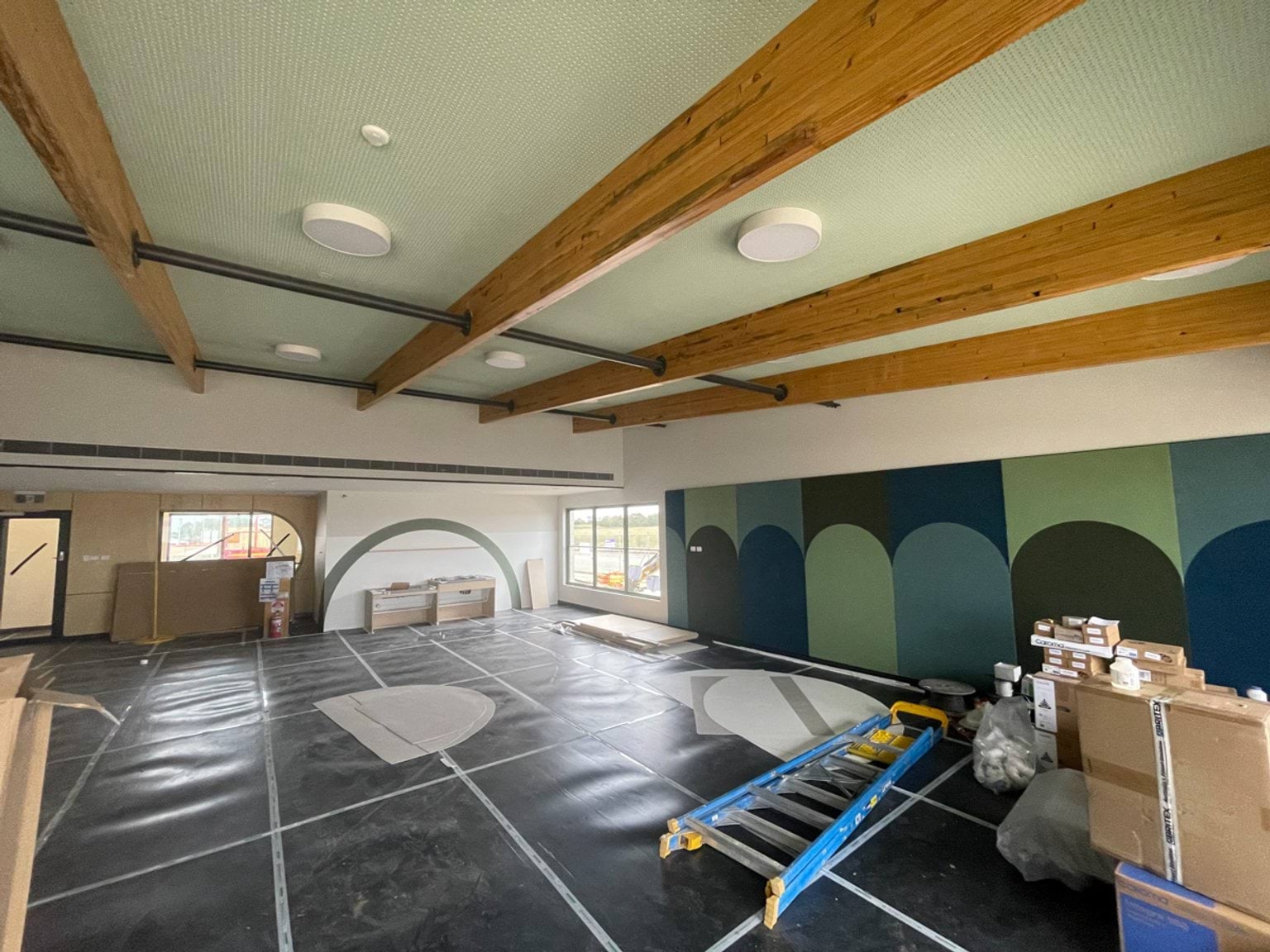 Topirum Primary School Kindergarten - kindergarten on a school site, site progress – April 2024