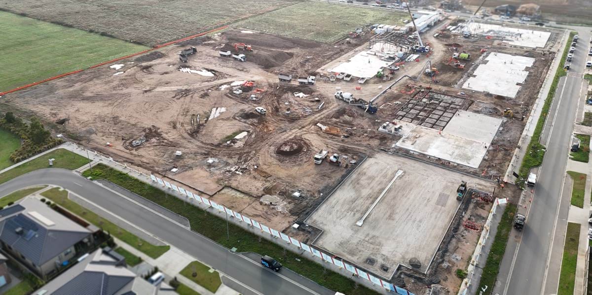 Thompsons West Primary School (interim name) – new school, site progress – May 2024